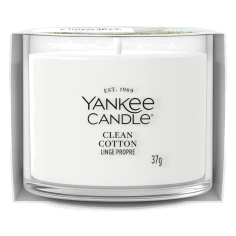 Vela Yankee Candle Clean Cotton Mini 37 g en vaso de cristal