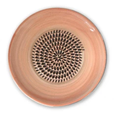 Rallador cerámico Coral Mist de Boles d'olor para Amber Stone en color terracota