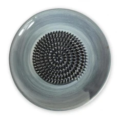 Rallador cerámico Gray Veil de Boles d'olor para Amber Stone en color gris pizarra