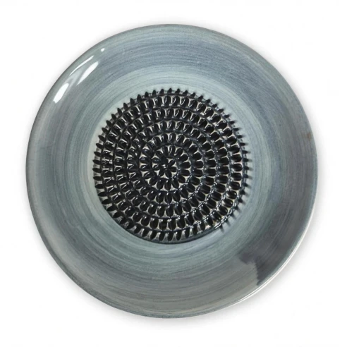 Rallador cerámico Gray Veil de Boles d'olor para Amber Stone en color gris pizarra