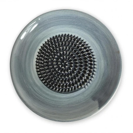 Rallador cerámico Gray Veil de Boles d'olor para Amber Stone en color gris pizarra
