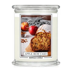 Vela Kringle Candle Apple Rum Cake de 3 mechas en bote grande de cristal de 623 g