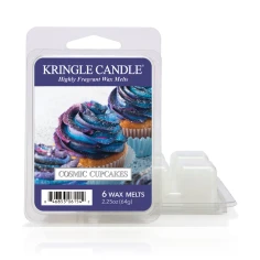 Wax melts Kringle Candle Cosmic Cupcakes 64 g, pack de 6 piezas de cera de soja en su envase original