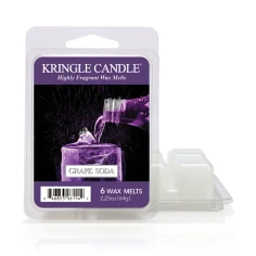 Wax melts Kringle Candle Grape Soda 64 g, pack de 6 piezas de cera de soja en su envase original