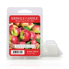 Wax melts Kringle Candle Macintosh Apple 64 g, pack de 6 piezas de cera de soja en su envase original