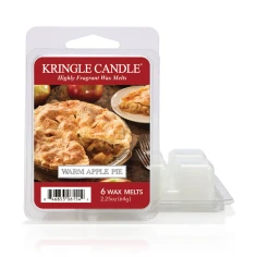 Wax melts Kringle Candle Warm Apple Pie 64 g, pack de 6 piezas de cera de soja en su envase original
