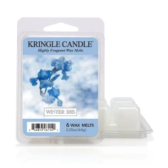 Wax melts Kringle Candle Winter Iris 64 g, pack de 6 piezas de cera de soja en su envase original