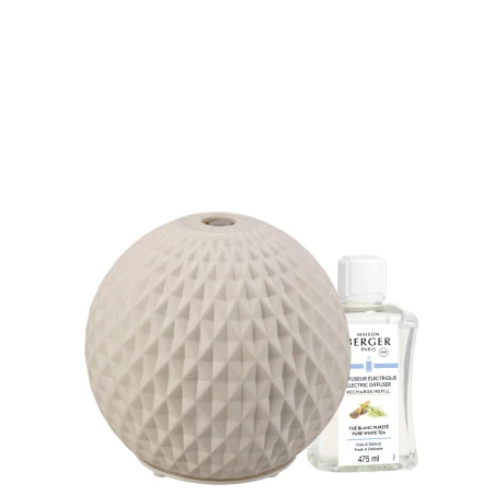 Difusor eléctrico Maison Berger Sphère con su recarga de 475 ml