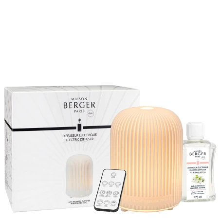 Difusor eléctrico Maison Berger Dôme con su caja y mando a distancia