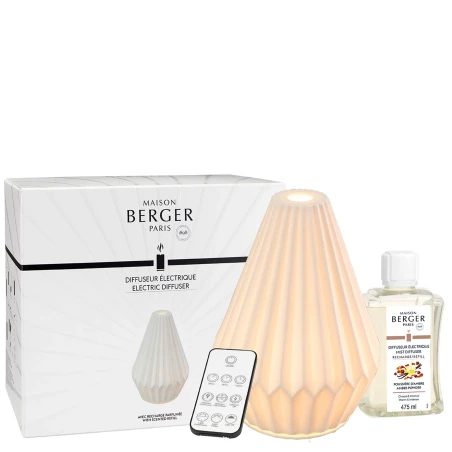 Difusor eléctrico Maison Berger Cône con su caja y mando a distancia