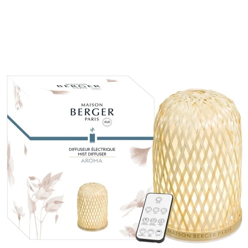 Difusor eléctrico Maison Berger Aroma con su caja y mando a distancia