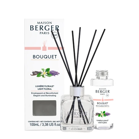 Mikado Lumière Florale de Maison Berger en frasco Glaçon de 100 ml
