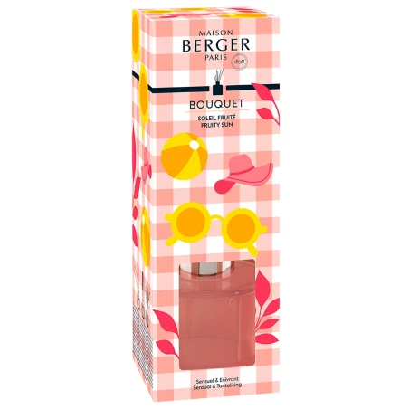 Mini mikado Maison Berger Estivale Soleil Fruité de 90 ml