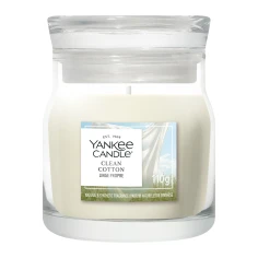 Clean Cotton - Vela Bote Pequeño 110 g - Yankee Candle
