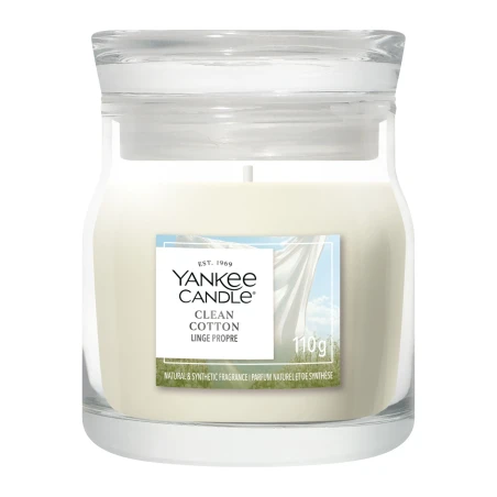 Clean Cotton - Vela Bote Pequeño 110 g - Yankee Candle