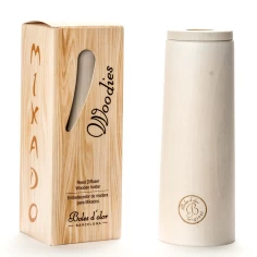 Woodies Blanco - Embellecedor de madera para Mikados