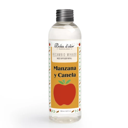 Manzana y Canela - Recambio de Mikado 200 ml.