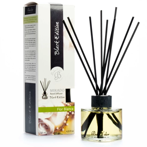 Flor Blanca - Mikado Black Edition 125 ml.