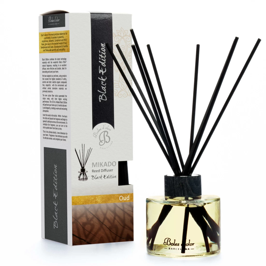 Mikado Black Edition Hanami 125ml  Relájate con un aroma fresco y duradero