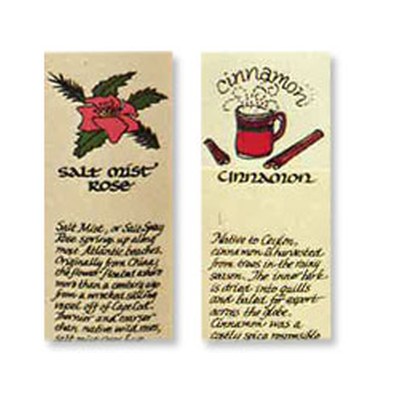 Etiquetas de Yankee Candle coloreadas a mano de los años 70