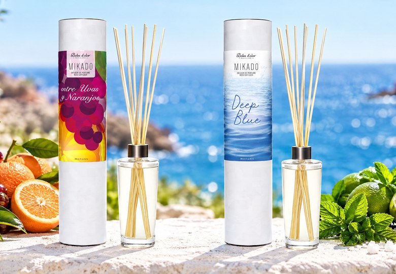 Aromas del mes de agosto Boles d’olor: Entre Uvas y Naranjos y Deep Blue con 25% de descuento