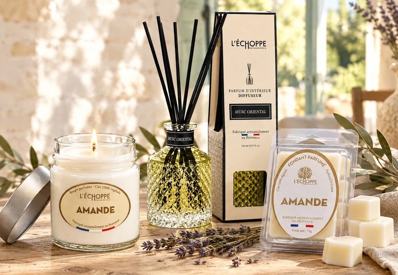 L'Échoppe Buissonnière: velas artesanales de Provenza con cera 100 % vegetal
