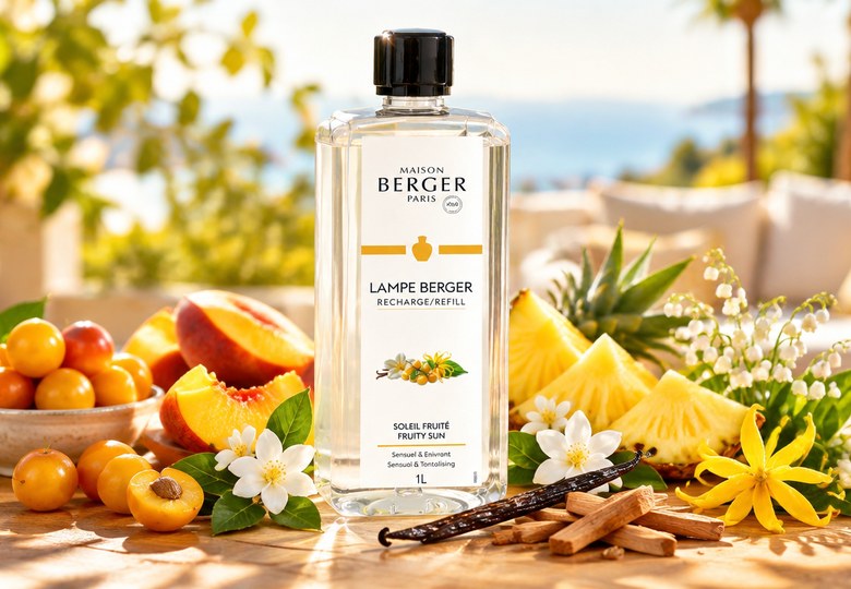 Soleil Fruité: Litro del Mes Lampe Berger – Julio 2026